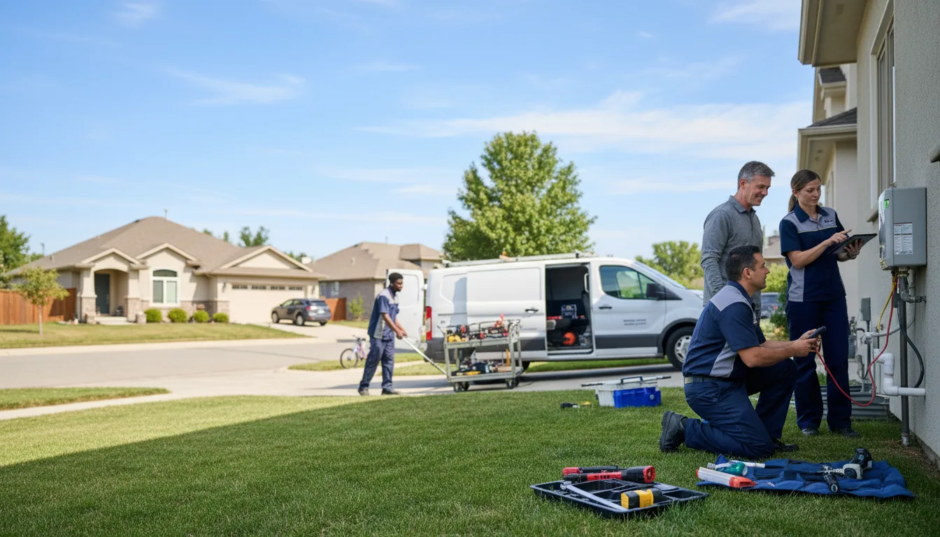 Tankless water heater service in Tilden, TX